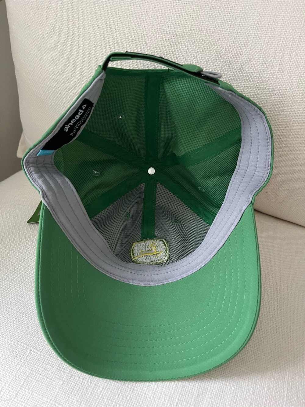 John Deere Ahead Ultimate Fit Performance Hat Cap - NWT - Picture 3 of 4